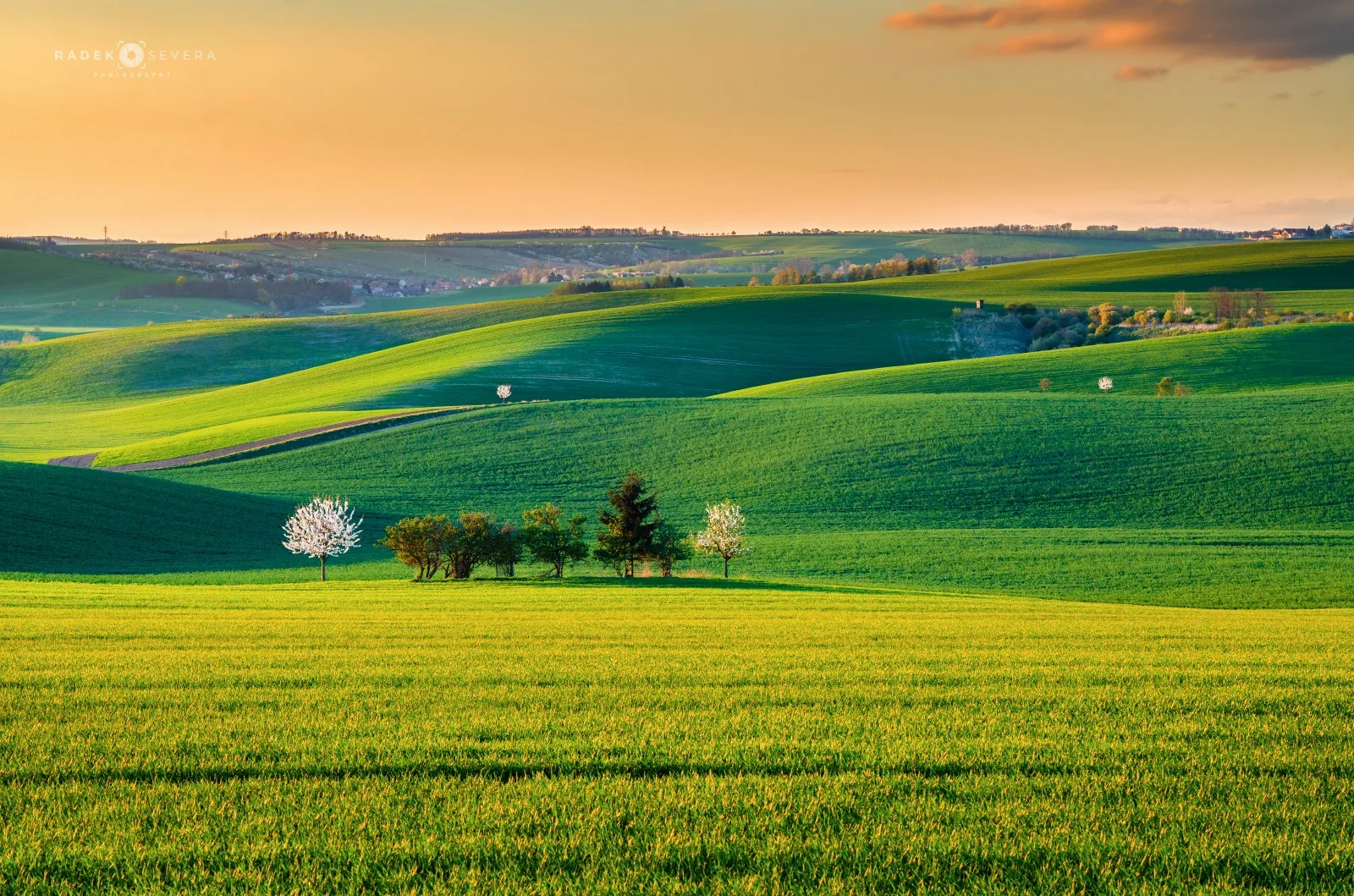 Spring scenery in Moravian Tuscany photography Radek Severa