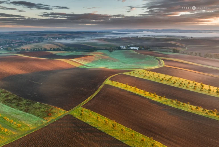 Landscape view in summer August in Moravian Tuscany by Radek Severa moravske toskansko vyhled