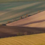 Rolling hills colors moravian tuscany geometry martin kamin moravske toskansko