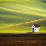 Rolling hills green landscape and chapel in Moravian Tuscany by Radek Severa kaplicka moravske toskansko