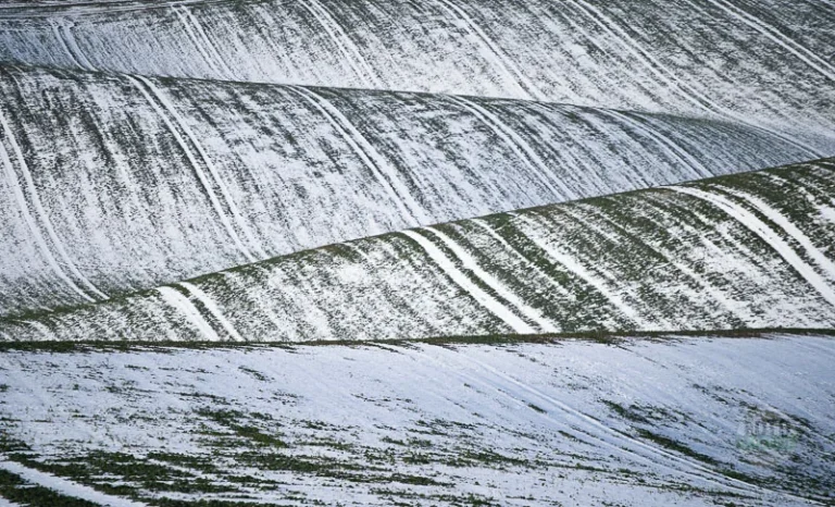 Rolling hills patterns contours moravian tuscany winter martin kamin moravske toskansko zima