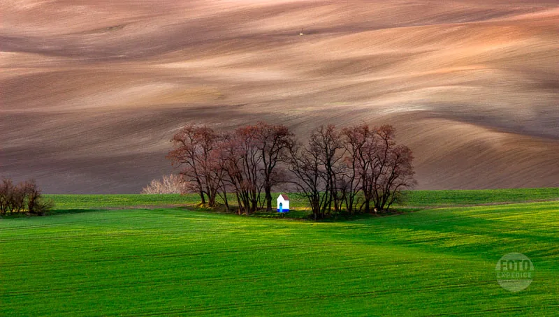 St Barbora Chapel, the most photographed landmark of Moravian Tuscany