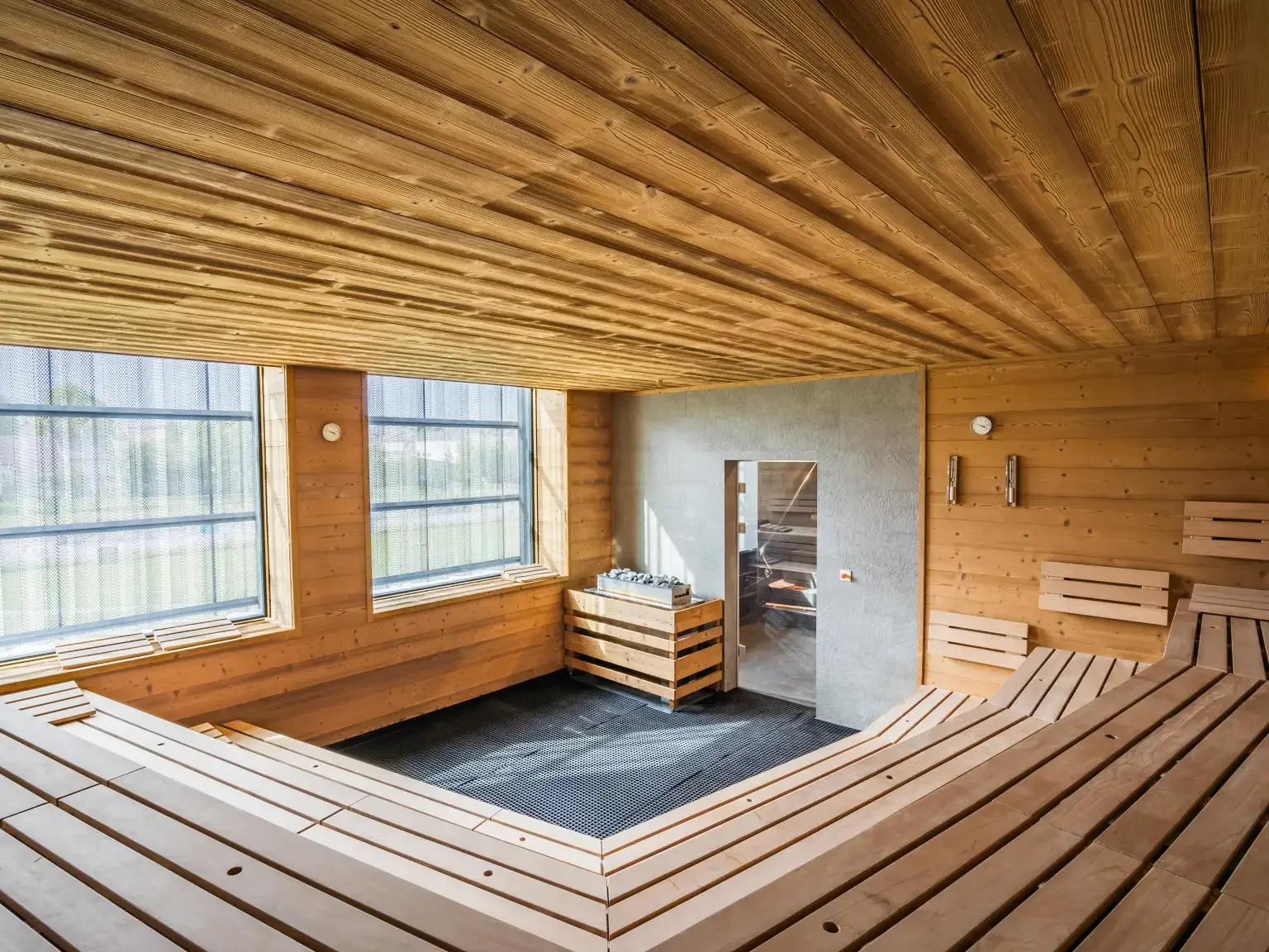 The sauna world at the Kyjov aquapark